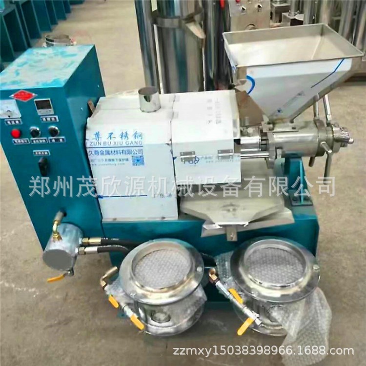 全自动花生螺旋榨油机 菜籽油榨油机厂家 新型商用多功能榨油机图3