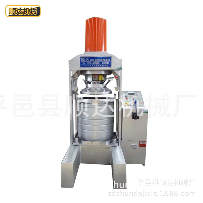 单桶下压型液压全自动榨油机 花生菜籽不锈钢榨油机 大豆榨油机图5