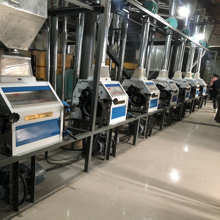 日加工30吨小麦7机组全自动面粉加工设备平筛面粉机组图2