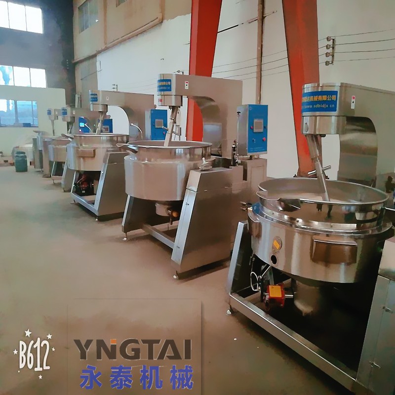 供应燃气加热夹层锅 汤料熬煮夹层锅 100L至600L立式蒸汽夹层锅图4