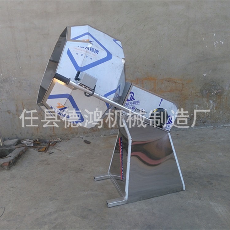 不锈钢八角拌料桶 多功能八角拌料机调味机挂糖机网红奶枣搅拌机图2