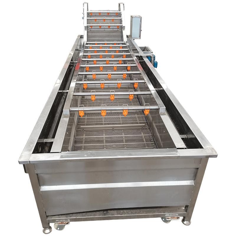 蔓越莓气泡果蔬清洗机 全自动山野菜蔬菜加工设备 酱菜脱盐清洗机图5