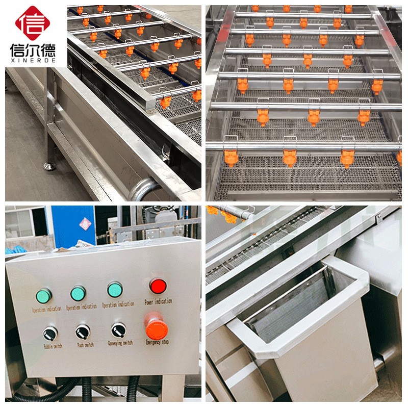 厂家供应气泡清洗机 全自动果蔬牛肚清洗机 喷淋式牛百叶清洗机图4