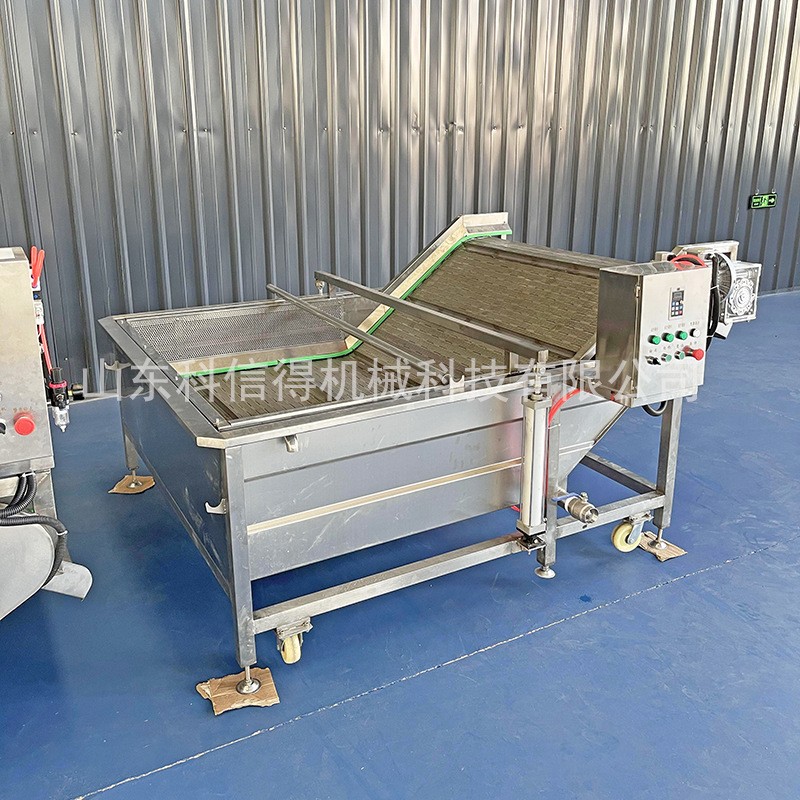 全自动花生气泡清洗设备 辣椒清洗风干一体机 果蔬清洗流水线图2