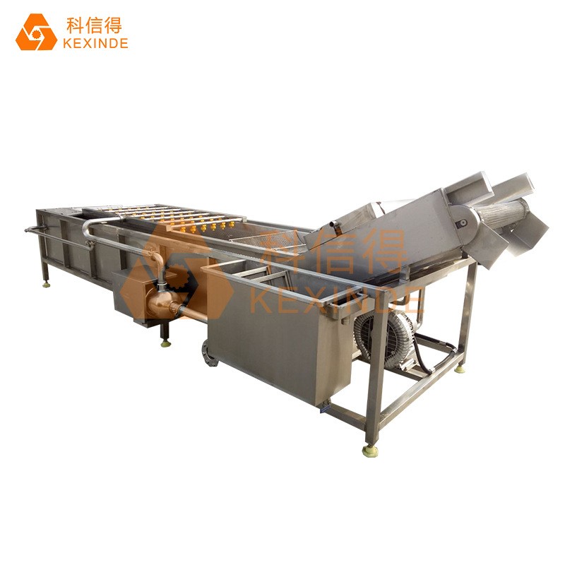 科信得专业生产 果蔬喷淋式气泡清洗设备 全自动蔬菜清洗机图5