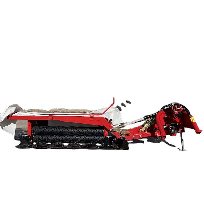 割草压扁机 四轮拖拉机带6盘割草机牧草苜蓿割草机大型压扁机价格图5