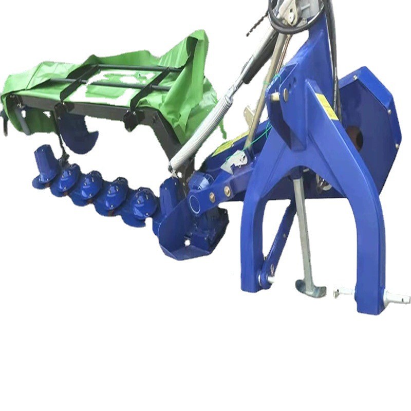 六盘割草机 拖拉机后置悬挂割草机 农用拖拉机悬挂牧草多盘除草机图5