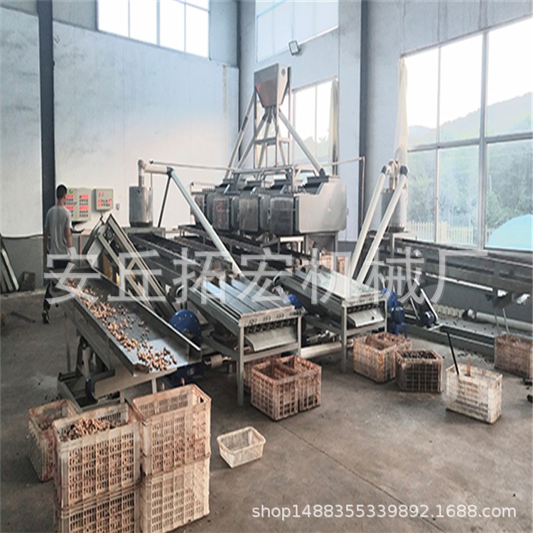 腰果脱壳自动产线 全自动腰果脱壳机 剥壳机 烘干机果仁分级机图2