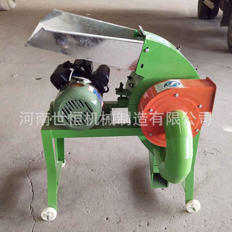 直销新款环保多功能锤片式饲料粉碎机家用小型养殖玉米秸秆粉碎机图2