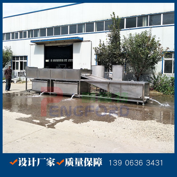 红薯清洗机 不伤山药皮清洗机 宜福连续红薯清洗机厂家图4