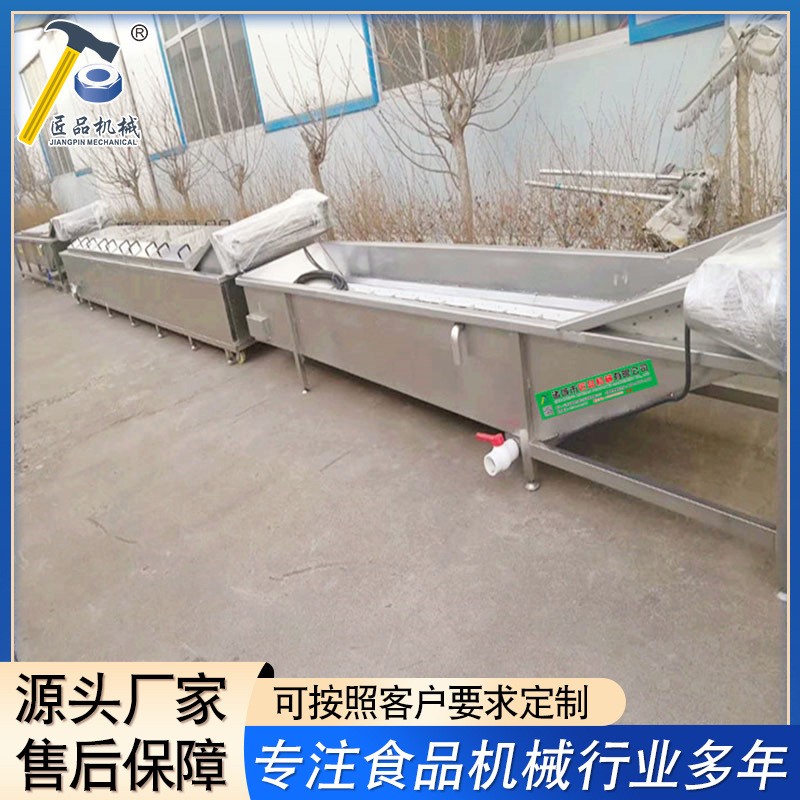 厂家供应鸡爪装袋巴氏杀菌机 网带式杀菌流水线 诸城匠品专业生产图3