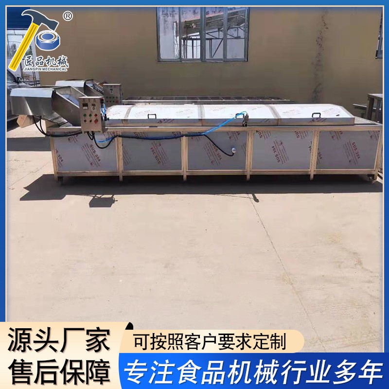 厂家供应鸡爪装袋巴氏杀菌机 网带式杀菌流水线 诸城匠品专业生产图4