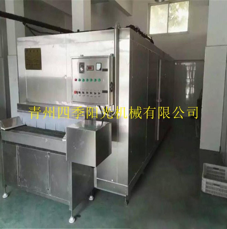 隧道式链条自动循环式冷冻速冻机用于玉米面食鸡块海鲜速冻多用途图5