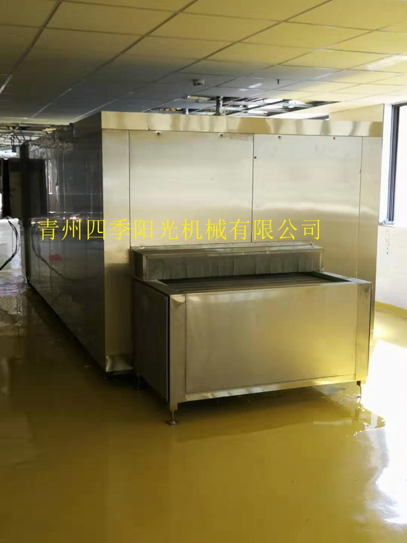 不锈钢链条式速冻机流水线 冷冻玉米蔬菜南瓜饼鱿鱼等各种食品图3
