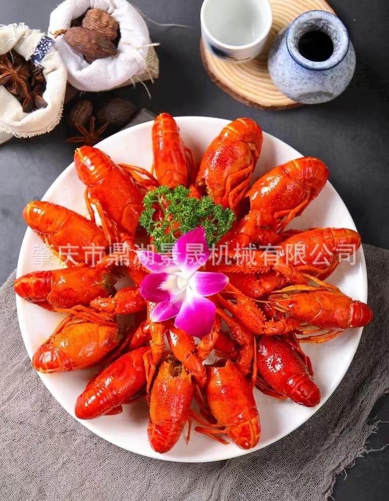 商用仿人工小龙虾清洗机 自动毛刷清洗小龙虾图4