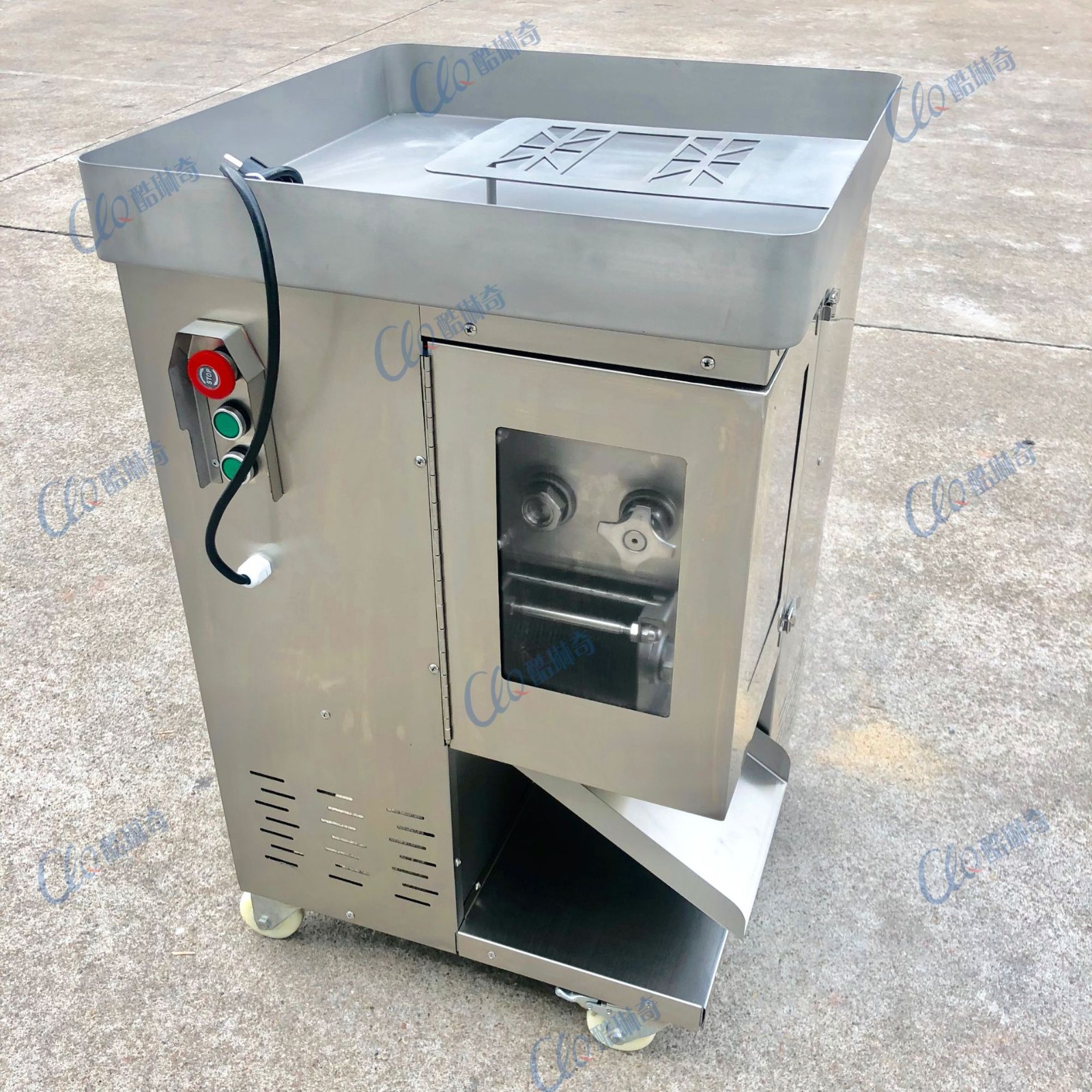 ll厚百叶切丝机 商用鲜黑毛肚切丝机猪皮切片机/食堂猪肉切片机