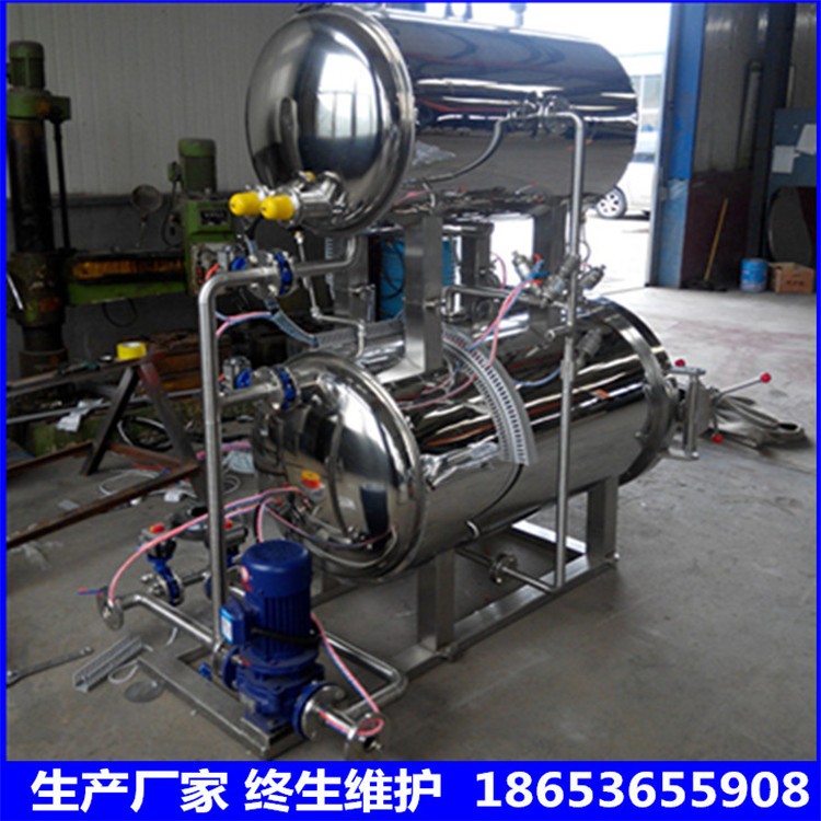 诸城高温灭菌设备熟食杀菌锅电气两用杀菌锅图5