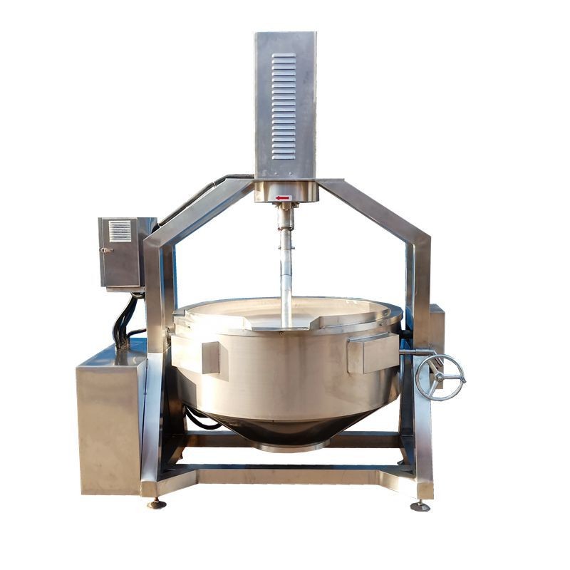 高粘度馅料酱料炒锅 面粉油茶面搅拌炒锅 全自动琥珀核桃炒制设备图5