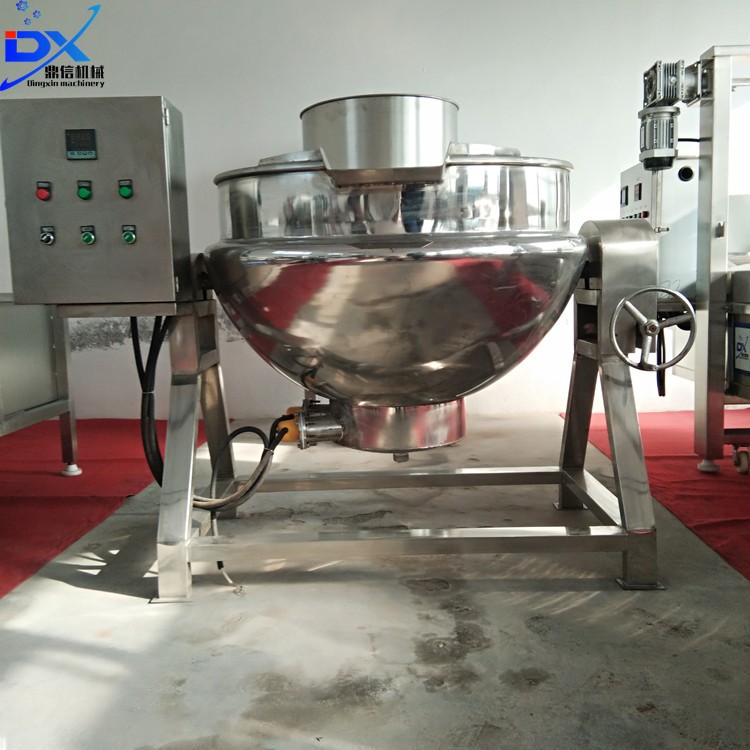 商用全自动电加热高温高压蒸煮锅 果酱专用夹层锅熬制锅直销图2