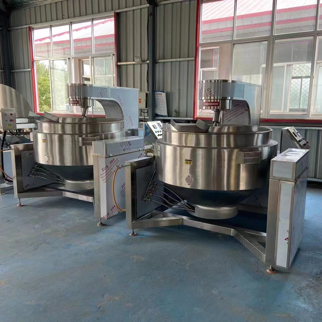 新款学校食堂炒菜机行星炒锅 辣椒酱炒锅 番茄酱炒制炒锅批发图3