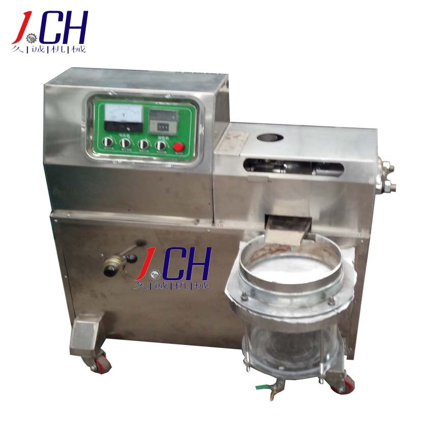 厂家直供现货50型芝麻榨油机 新款不锈钢热榨小型螺旋芝麻榨油机图5