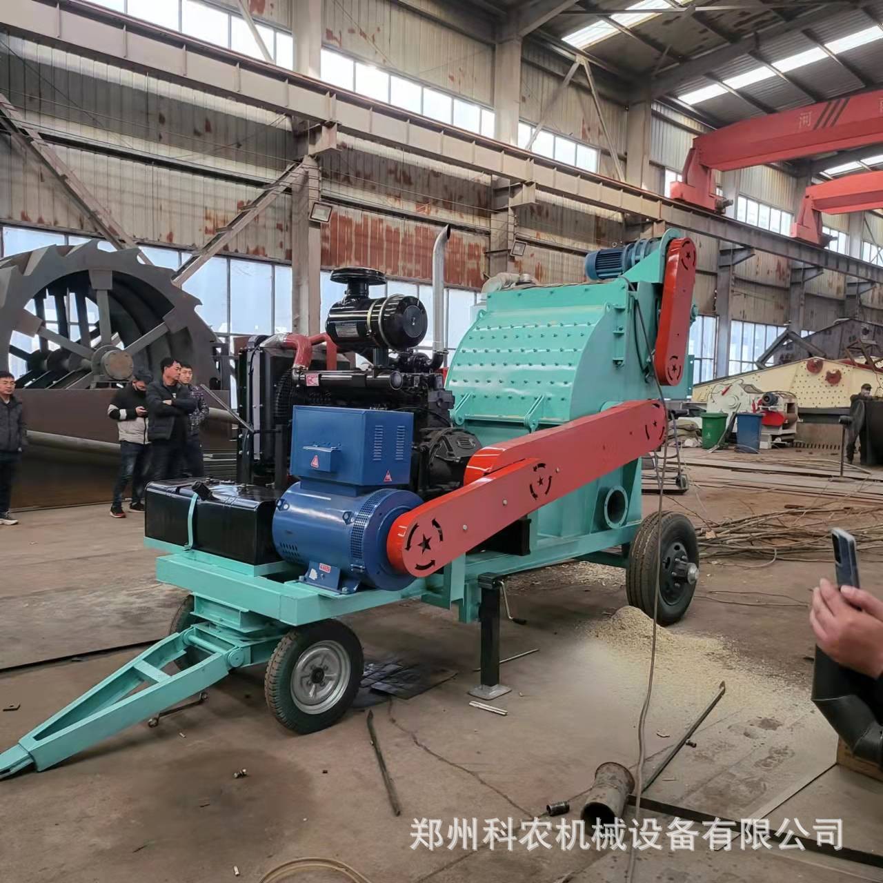 800型强制进料树枝粉碎机 棉花枝碎料机 食用菌料菇木粉碎机价格图2