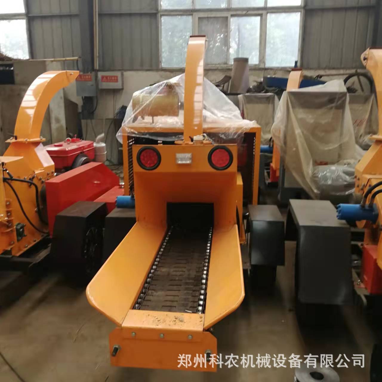 6145型移动大型木材粉碎机 园林树木柴油碎枝机高喷出料 包邮图5