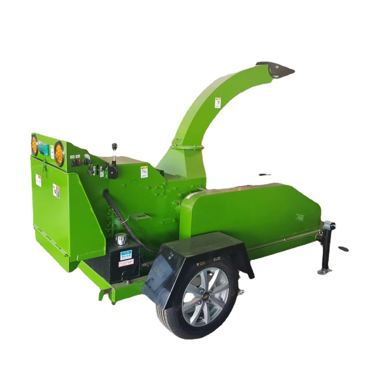 6145型移动大型木材粉碎机 园林树木柴油碎枝机高喷出料 包邮图4