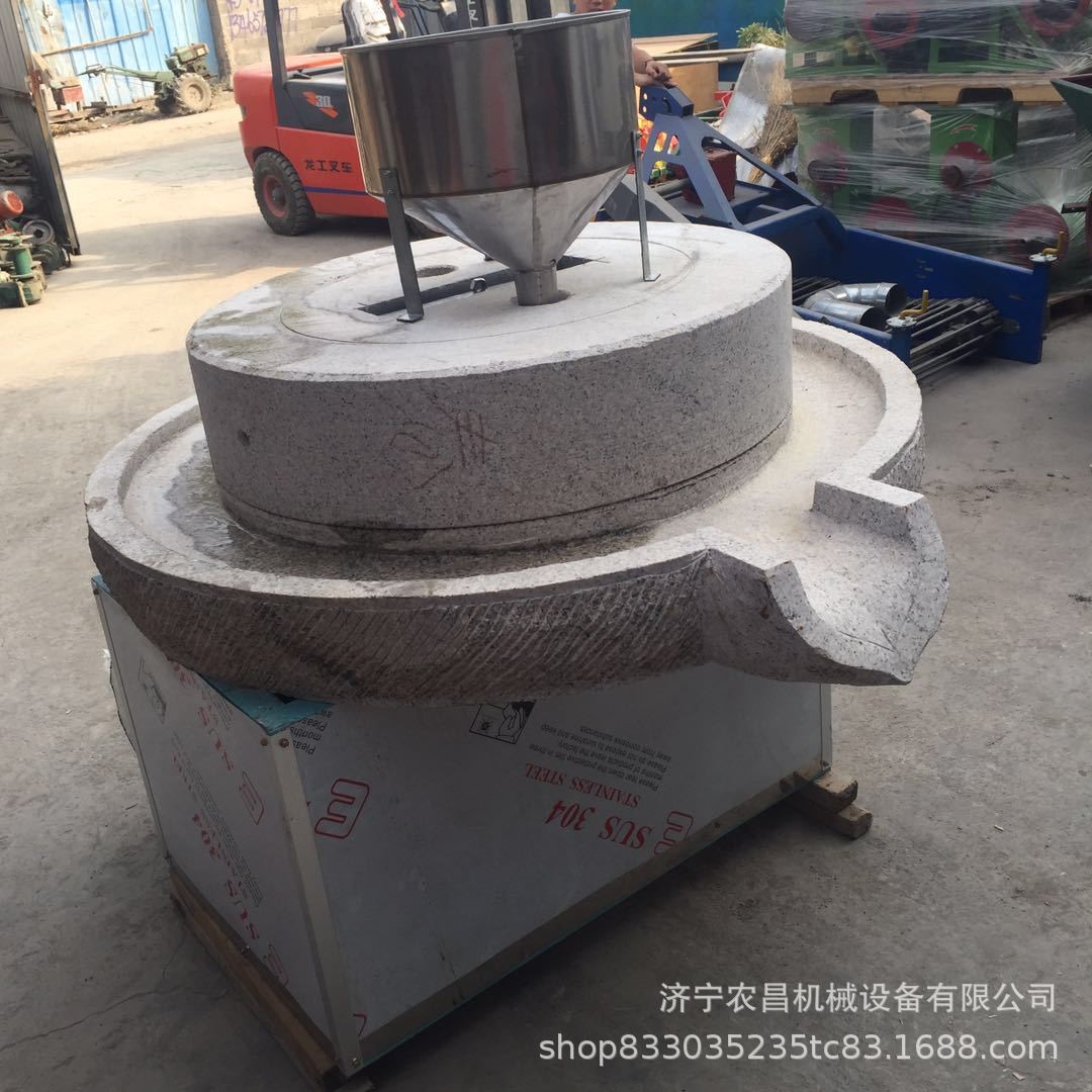 商用大型石磨豆浆机价格 电动石磨米浆机厂家 豆腐电动石磨豆制品图3