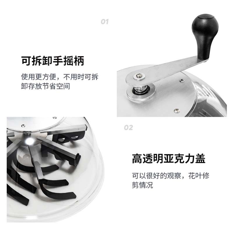 室内种植水培24寸手动叶芽修剪机平盖切草机Leaf Trimmer切叶机图3