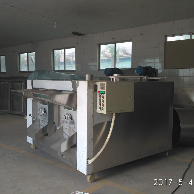花生机械 花生烘烤机 花生双筒烘烤炉 坚果类烤炉 五香花生生产线图3