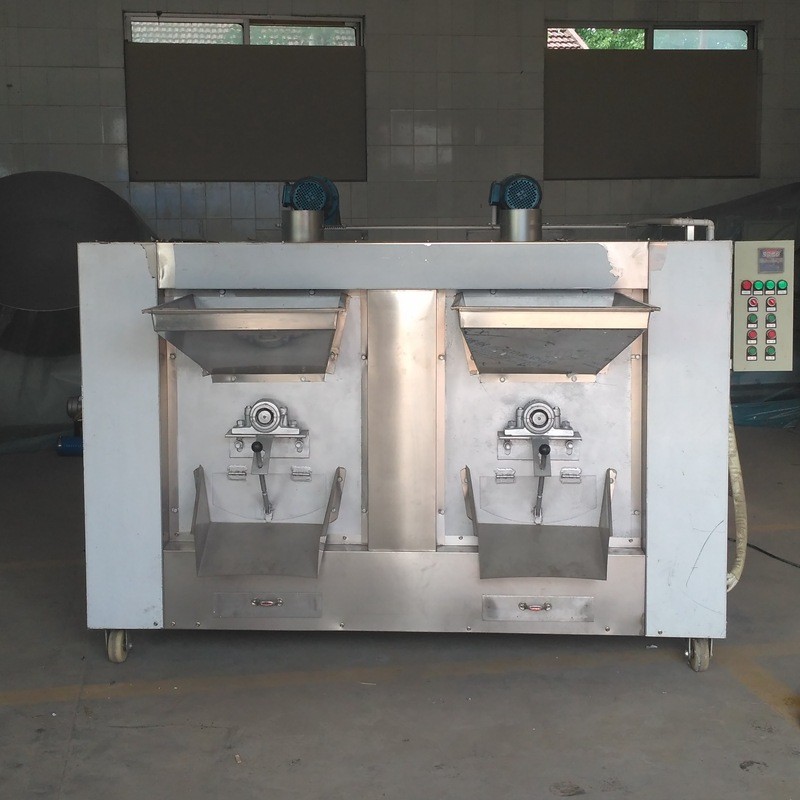 花生机械 花生烘烤机 花生双筒烘烤炉 坚果类烤炉 五香花生生产线图4