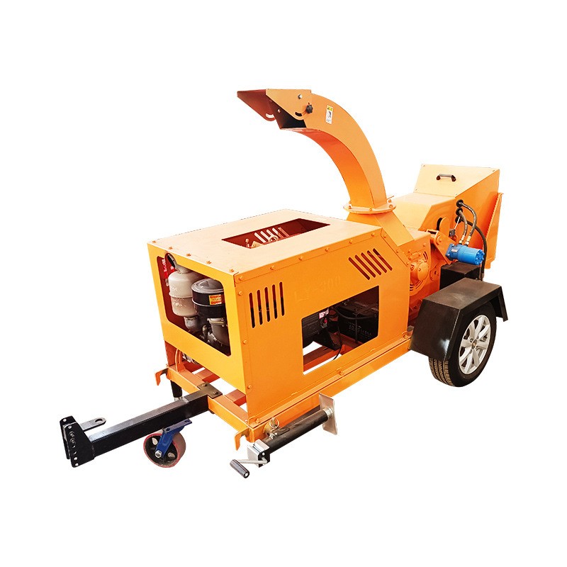 移动式树枝粉碎机 柴油园林绿化碎枝机 干湿树干竹子树叶粉碎机图5