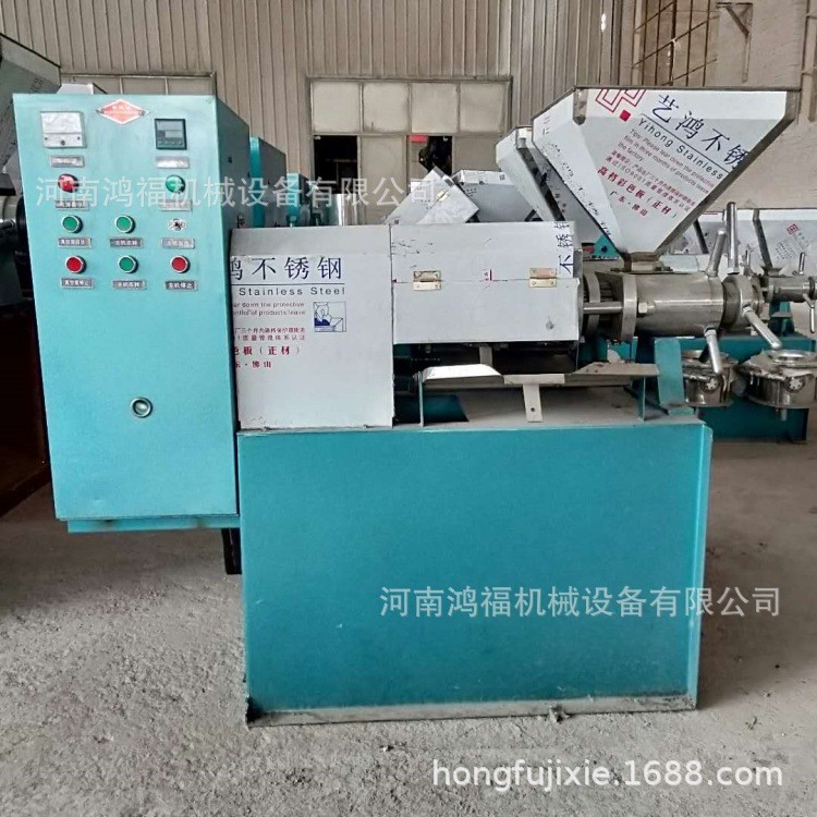 供应江西螺旋挤油机 全自动油茶果榨油机 压油榨条榨圈榨螺配件图4