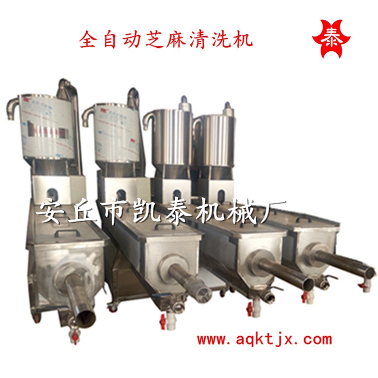 不锈钢芝麻清洗机 全自动芝麻清洗机 砂土去除干净的芝麻清洗机图4
