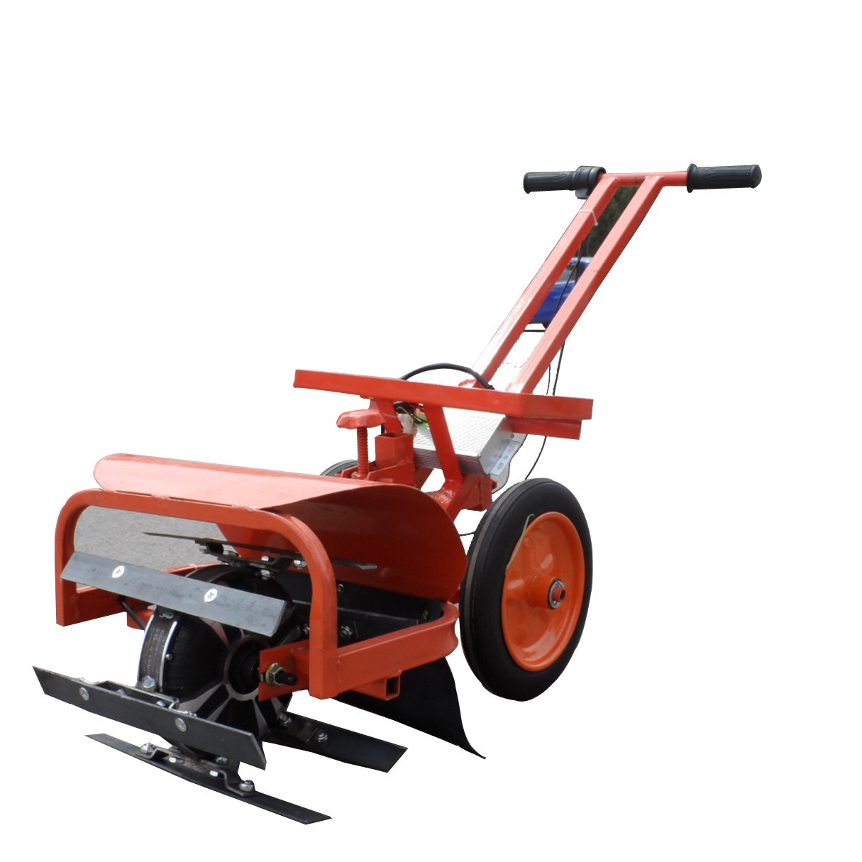 新型农用除草机电动锄草机小型开荒开沟松土充电式图5