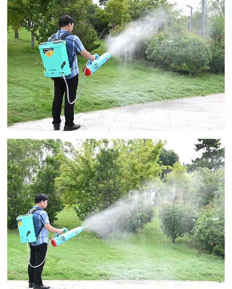 背负式 手动喷雾器家用农药机 可消毒用农用双管气压式图4