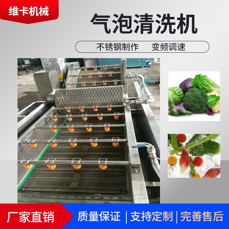 加工定制地瓜毛辊清洗机 土豆清洗去泥机 红薯地瓜气泡清洗机图2