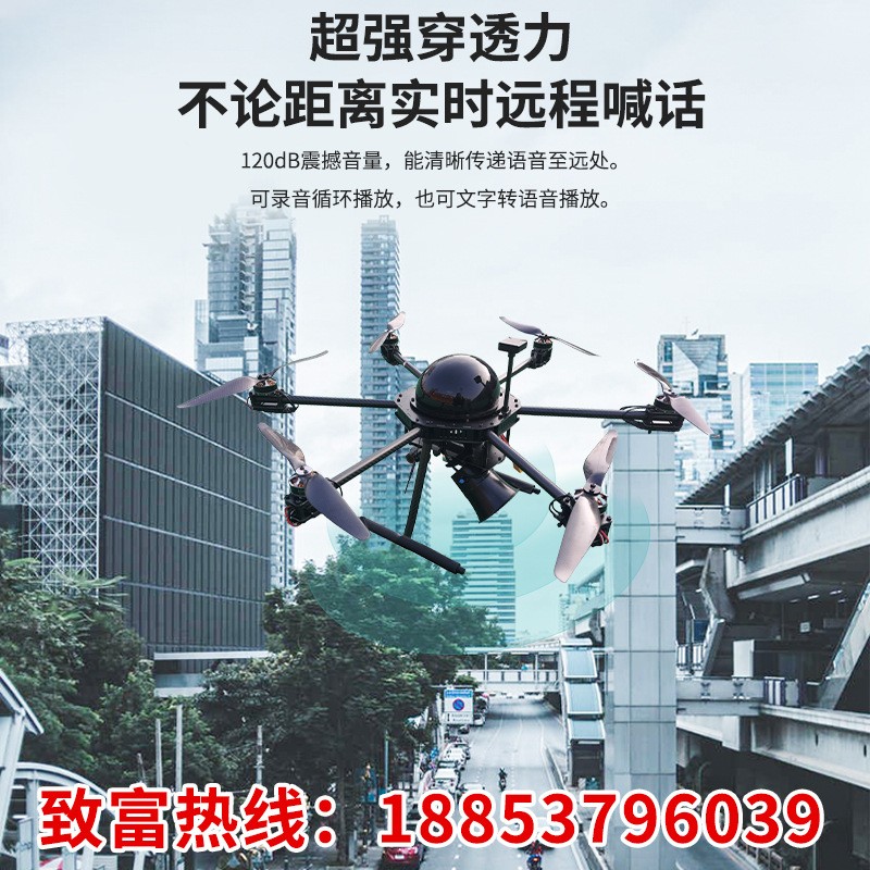 险情急救无人机高空喊话救援无人机人群疏散物资抛投夜间搜寻指挥