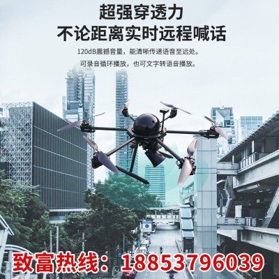 险情急救无人机高空喊话救援无人机人群疏散物资抛投夜间搜寻指挥