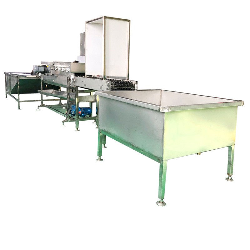 小香葱气泡清洗机 韭菜去农残专用清洗机 芹菜清洗流水线图5