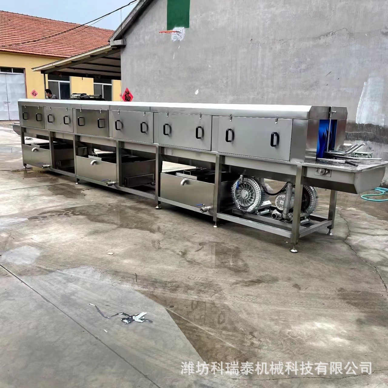 商用鸡蛋筐自动清洗机 大型洗筐线 豆芽筐鸭蛋筐都可以使用图2