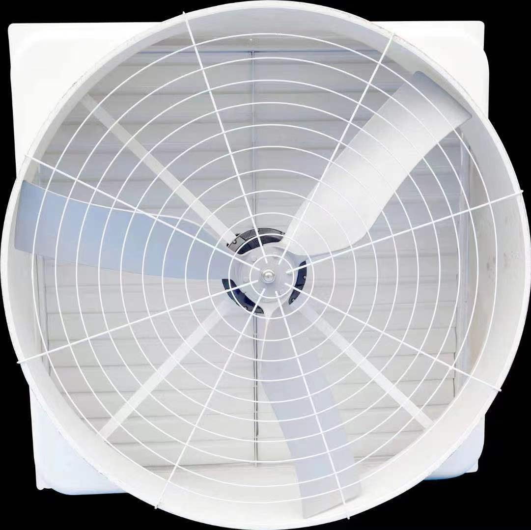 直驱风机厂家喇叭形工业厂房通风设备养殖场玻璃钢负压风机排风扇图3