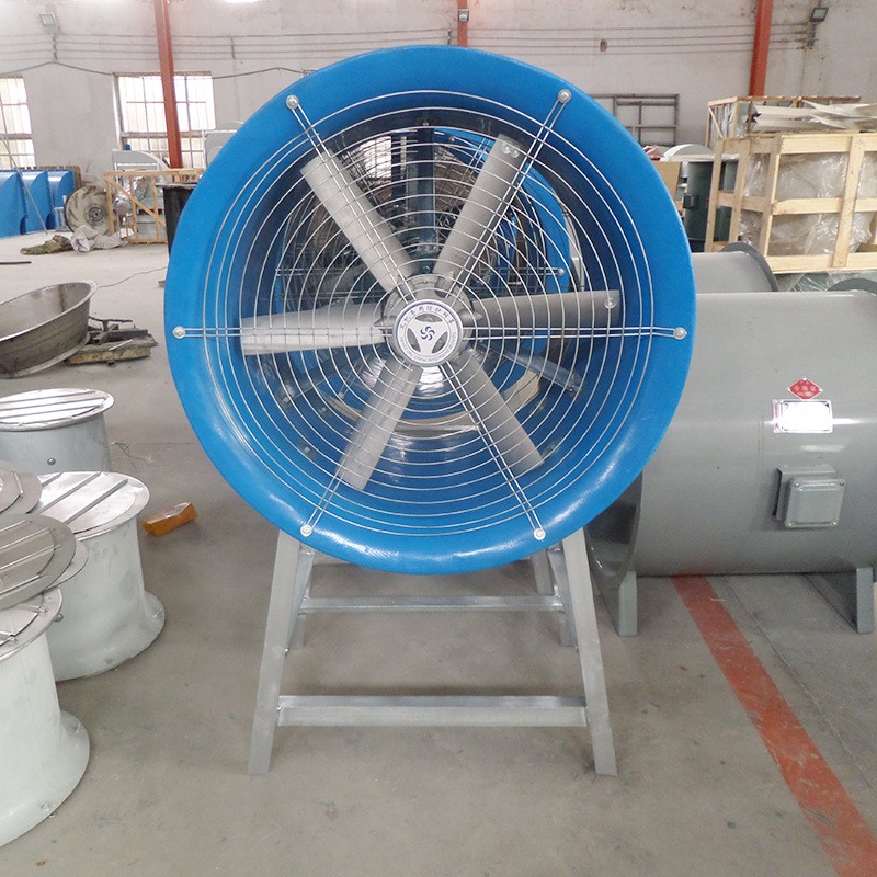 工业轴流通风机防爆管道风机岗位式大风量玻璃钢静音风机图2