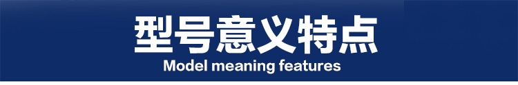 型号意义