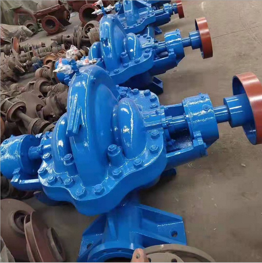 S/SH型双吸离心泵大流量农田灌溉泵泄洪排涝水泵不阻塞中开双吸泵图3