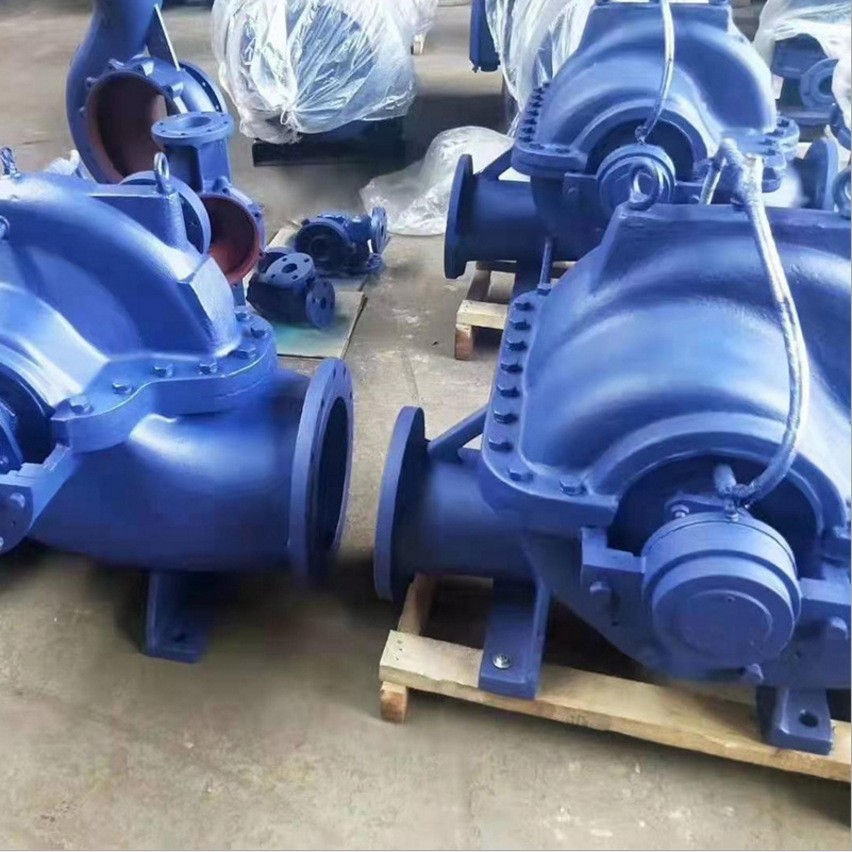 S/SH型双吸离心泵大流量农田灌溉泵泄洪排涝水泵不阻塞中开双吸泵图5