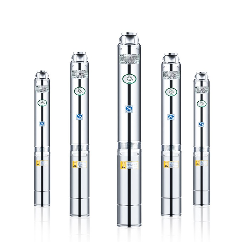 辉腾水泵100型全不锈钢深井泵家用220V抽水农用高扬程抗沙潜水泵图3