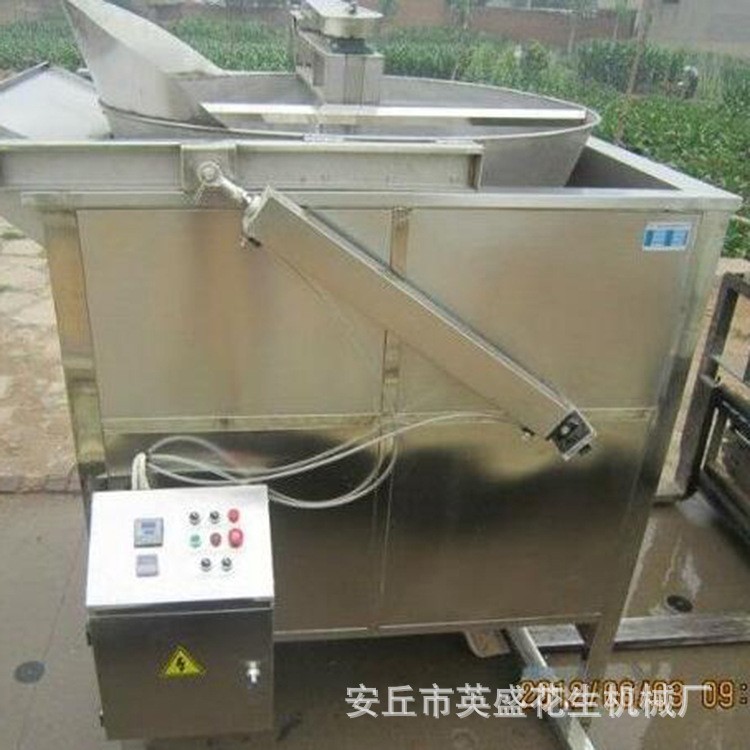 花生油炸机全自动油炸机蜂蜜花生设备蚕豆豌豆油炸锅花生机械图4