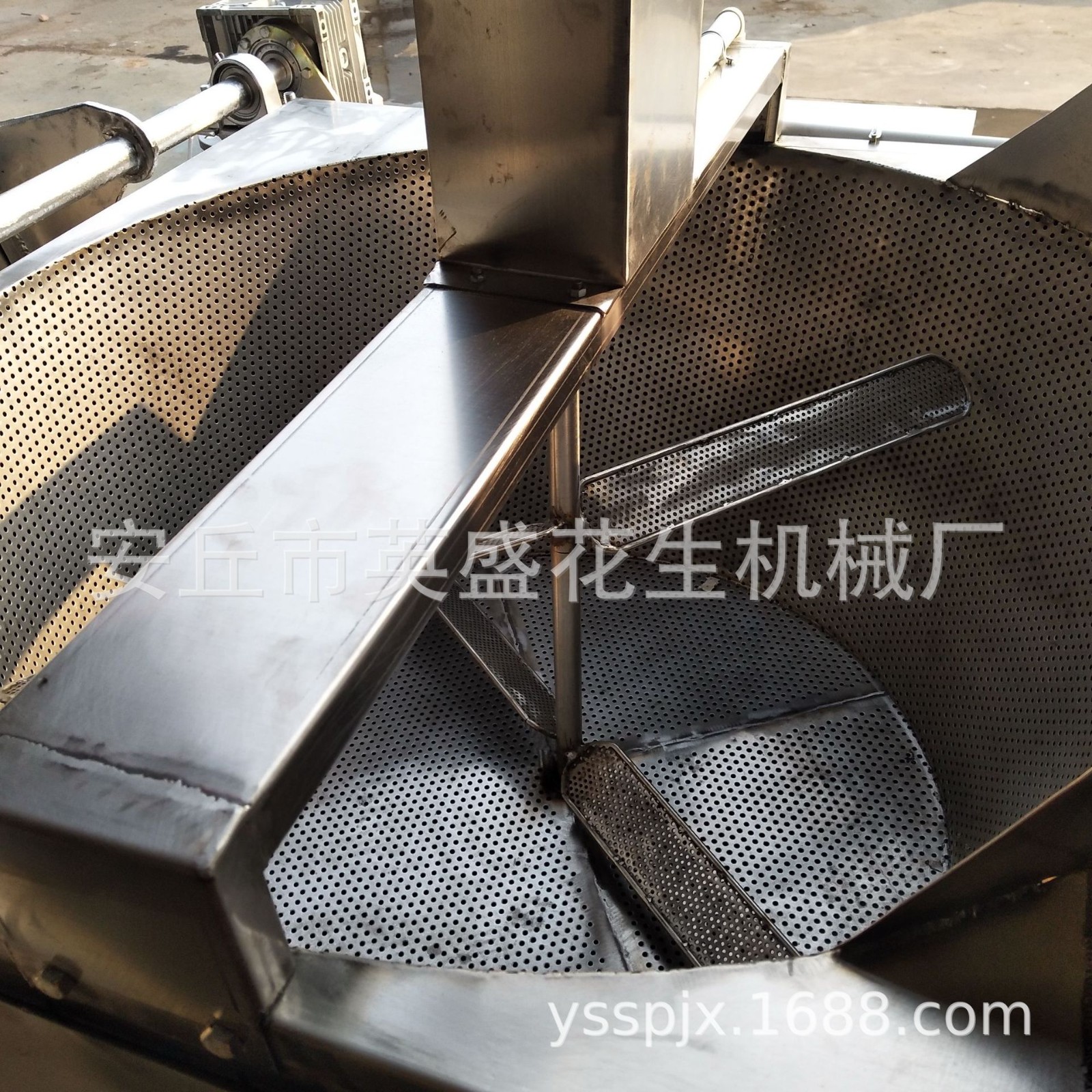 供应花生油炸锅 芝麻球油炸机 现货销售行星炒锅花生设备酱料炒锅图3